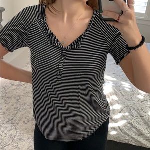 amercian eagle striped shirt, size small